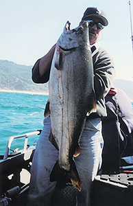 Guide Toby with a Lower Columbia King